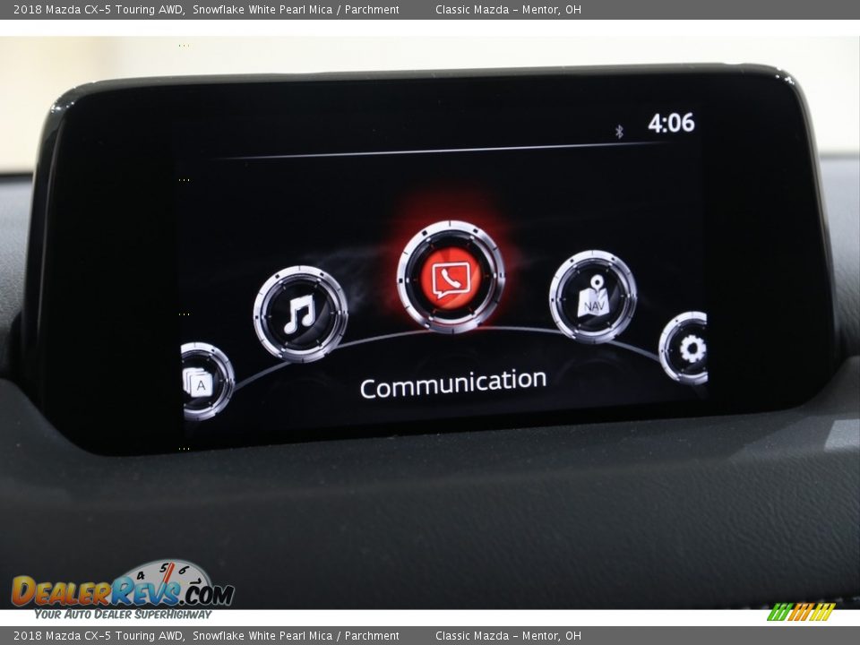 2018 Mazda CX-5 Touring AWD Snowflake White Pearl Mica / Parchment Photo #10