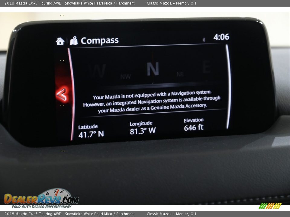 2018 Mazda CX-5 Touring AWD Snowflake White Pearl Mica / Parchment Photo #13