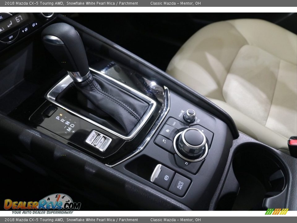2018 Mazda CX-5 Touring AWD Snowflake White Pearl Mica / Parchment Photo #15