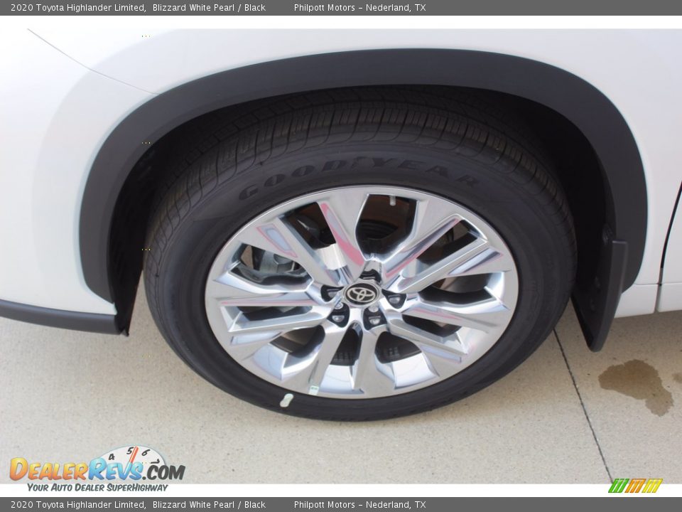 2020 Toyota Highlander Limited Blizzard White Pearl / Black Photo #5