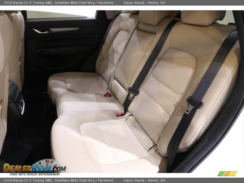 2018 Mazda CX-5 Touring AWD Snowflake White Pearl Mica / Parchment Photo #18