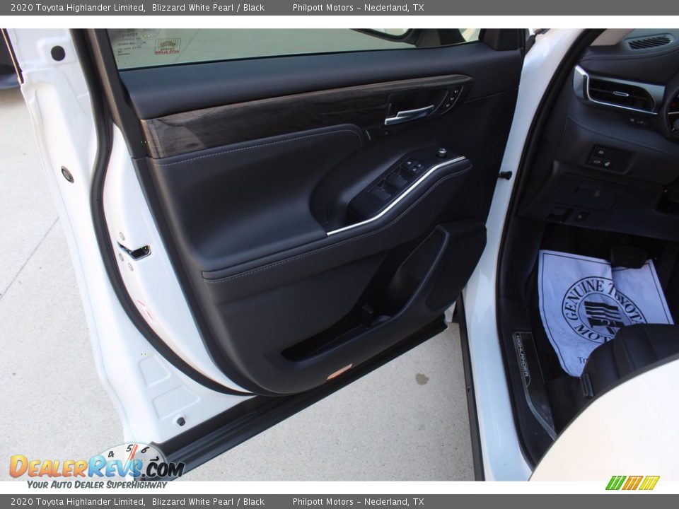 2020 Toyota Highlander Limited Blizzard White Pearl / Black Photo #9