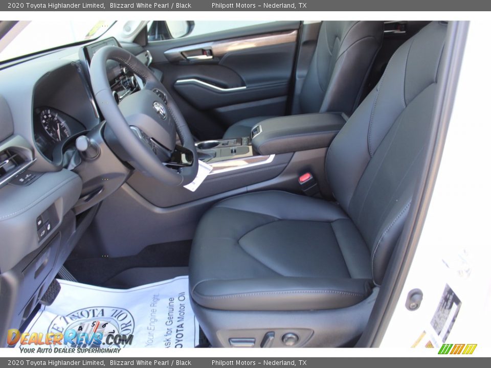 2020 Toyota Highlander Limited Blizzard White Pearl / Black Photo #10