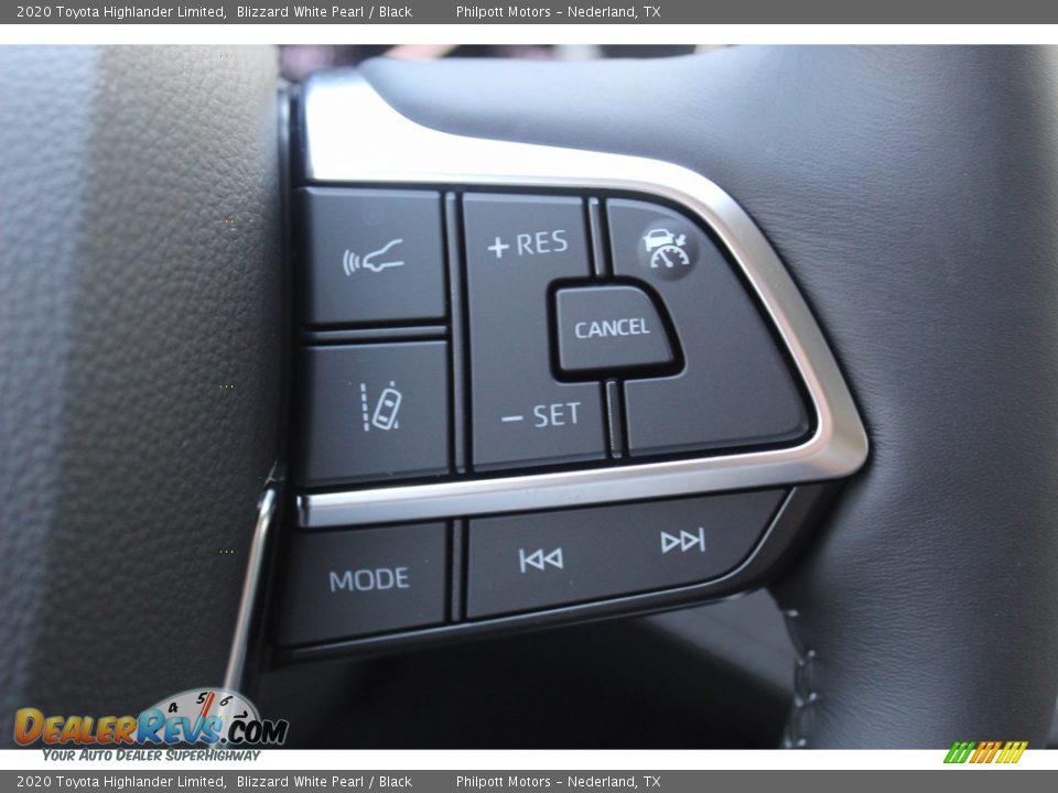 2020 Toyota Highlander Limited Blizzard White Pearl / Black Photo #12