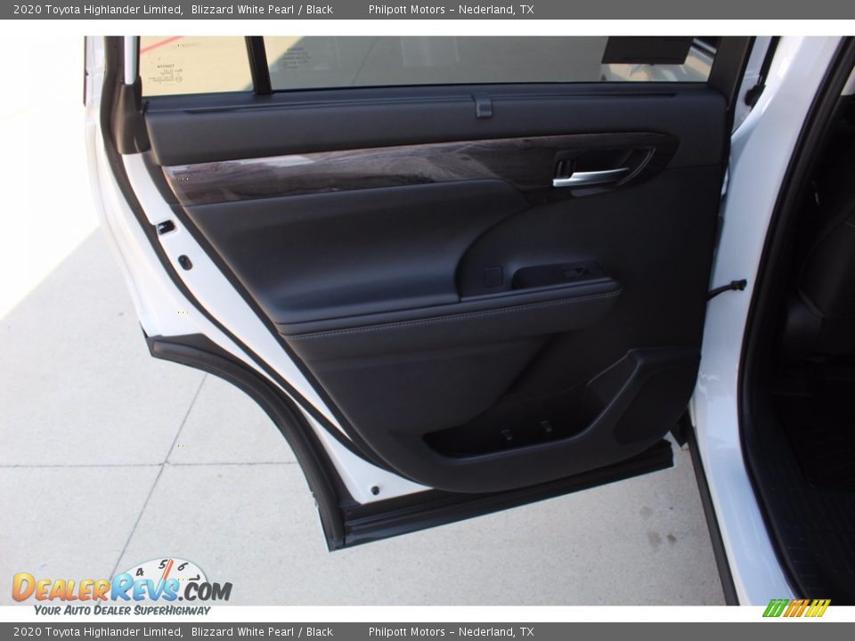 2020 Toyota Highlander Limited Blizzard White Pearl / Black Photo #19