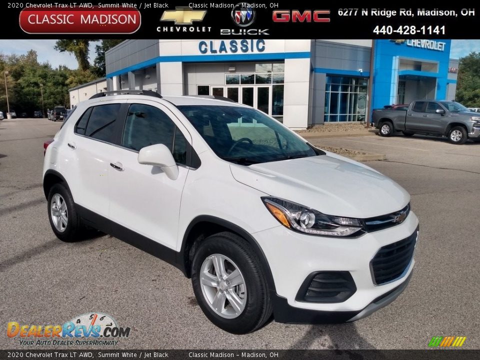2020 Chevrolet Trax LT AWD Summit White / Jet Black Photo #1