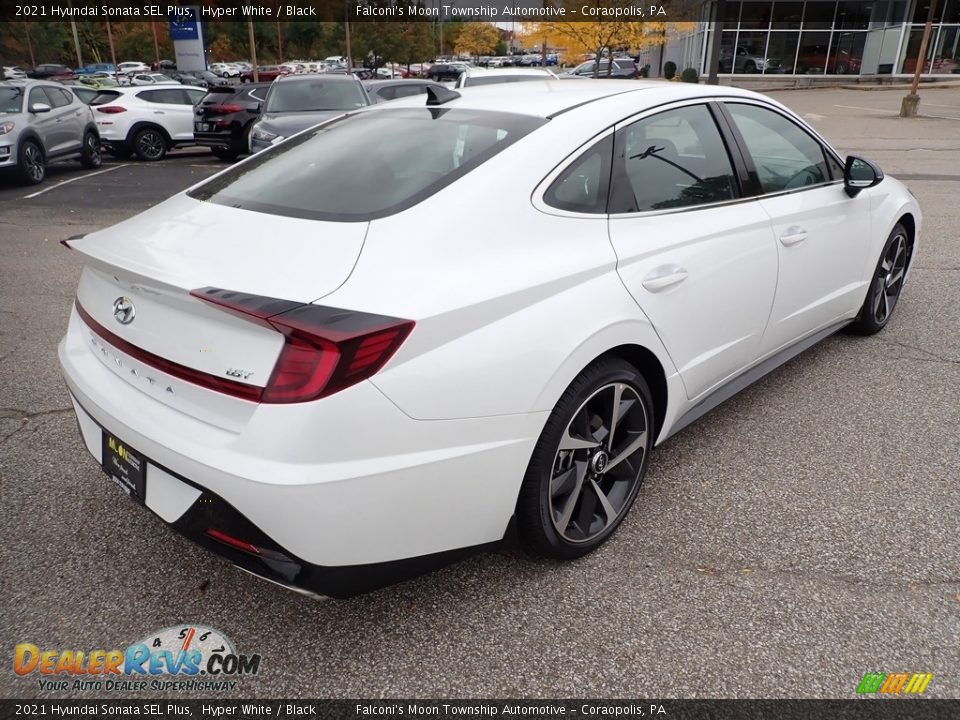 2021 Hyundai Sonata SEL Plus Hyper White / Black Photo #2