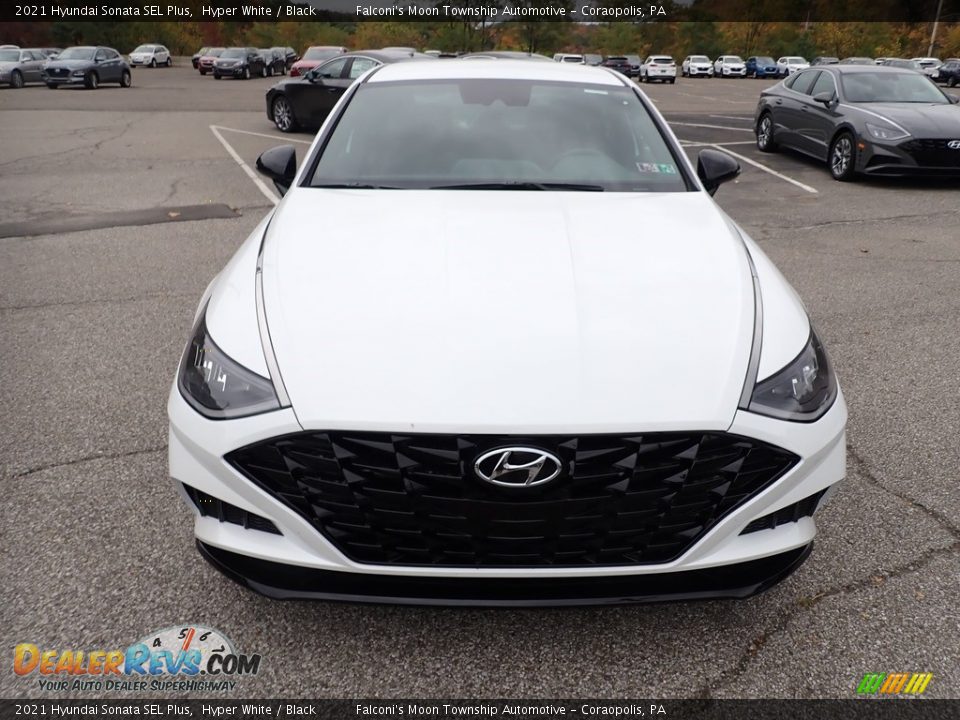 2021 Hyundai Sonata SEL Plus Hyper White / Black Photo #4