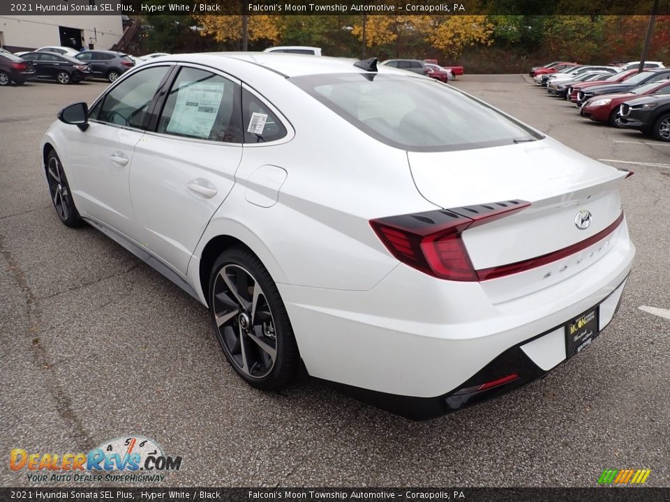 2021 Hyundai Sonata SEL Plus Hyper White / Black Photo #6