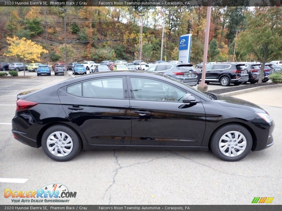 2020 Hyundai Elantra SE Phantom Black / Gray Photo #1