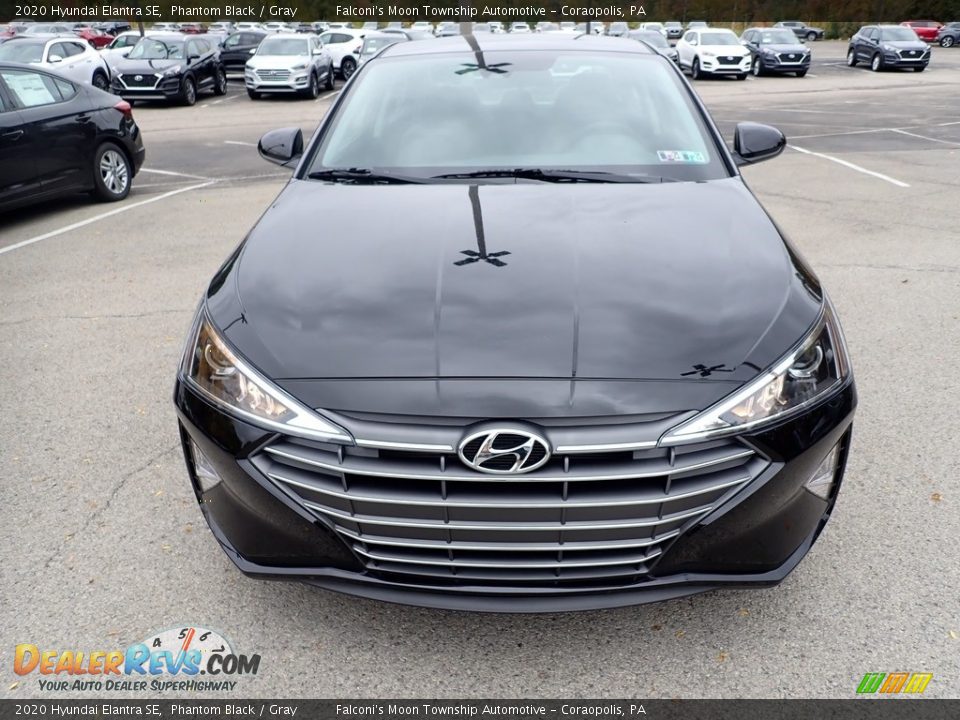 2020 Hyundai Elantra SE Phantom Black / Gray Photo #4