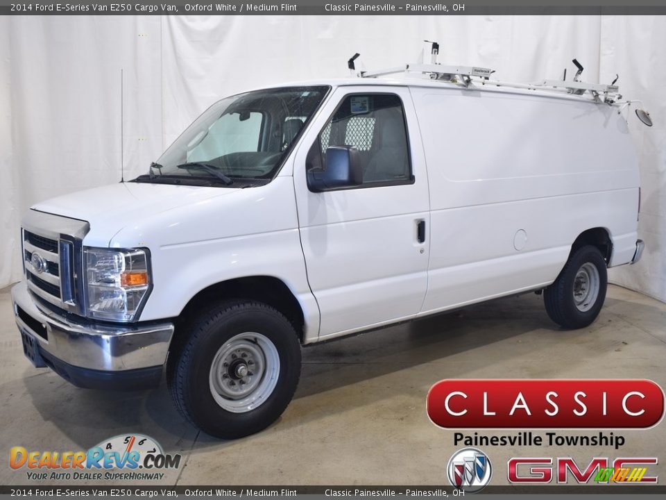2014 Ford E-Series Van E250 Cargo Van Oxford White / Medium Flint Photo #1