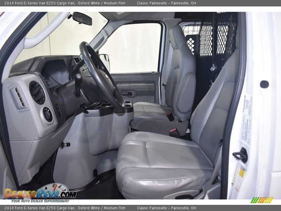 2014 Ford E-Series Van E250 Cargo Van Oxford White / Medium Flint Photo #7