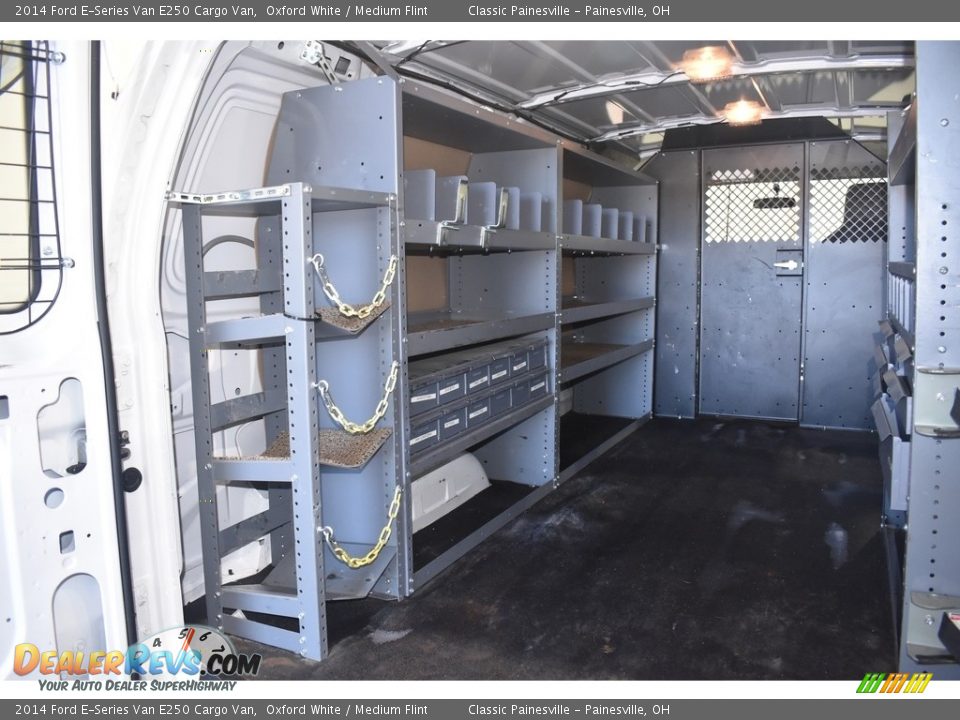 2014 Ford E-Series Van E250 Cargo Van Oxford White / Medium Flint Photo #8