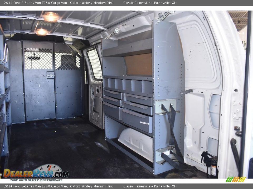 2014 Ford E-Series Van E250 Cargo Van Oxford White / Medium Flint Photo #9