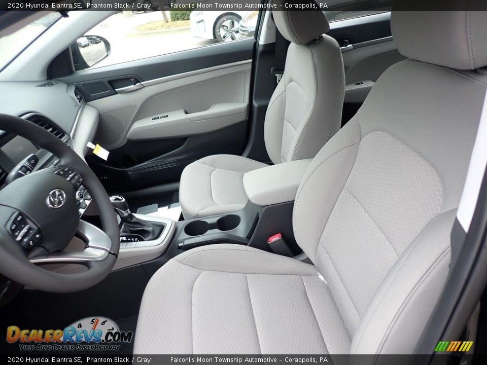 2020 Hyundai Elantra SE Phantom Black / Gray Photo #11