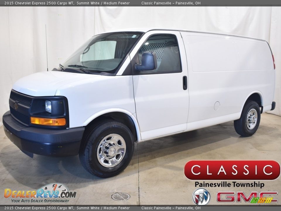 2015 Chevrolet Express 2500 Cargo WT Summit White / Medium Pewter Photo #1