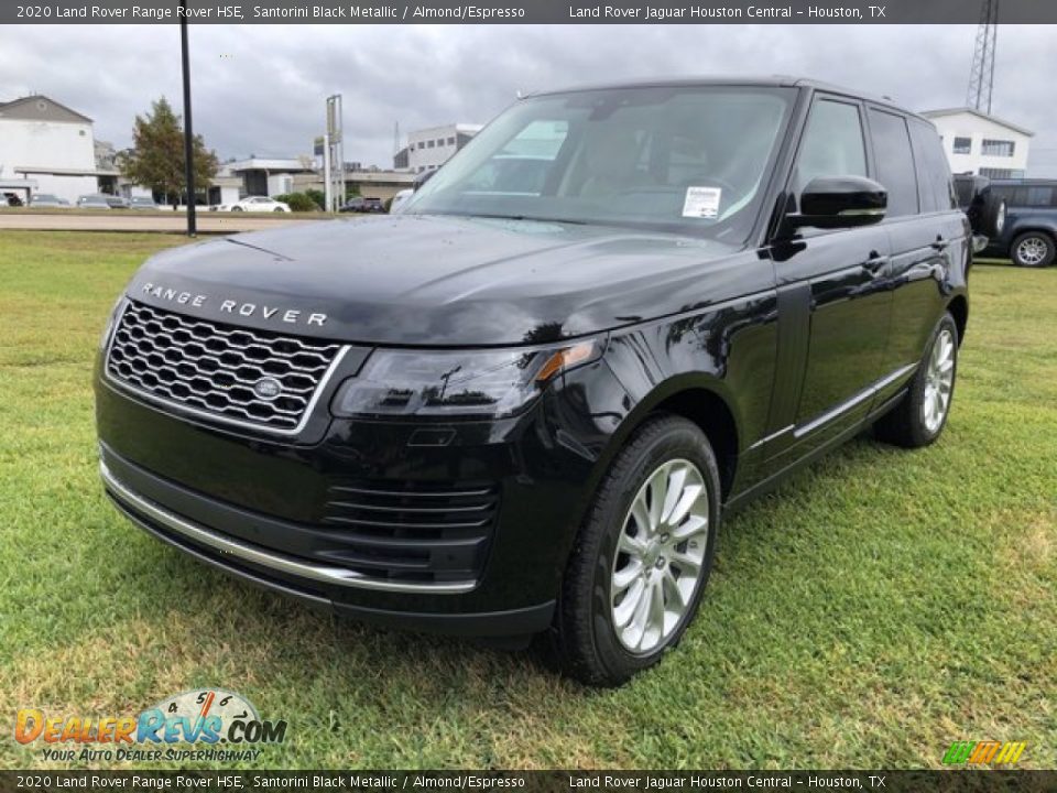 2020 Land Rover Range Rover HSE Santorini Black Metallic / Almond/Espresso Photo #2