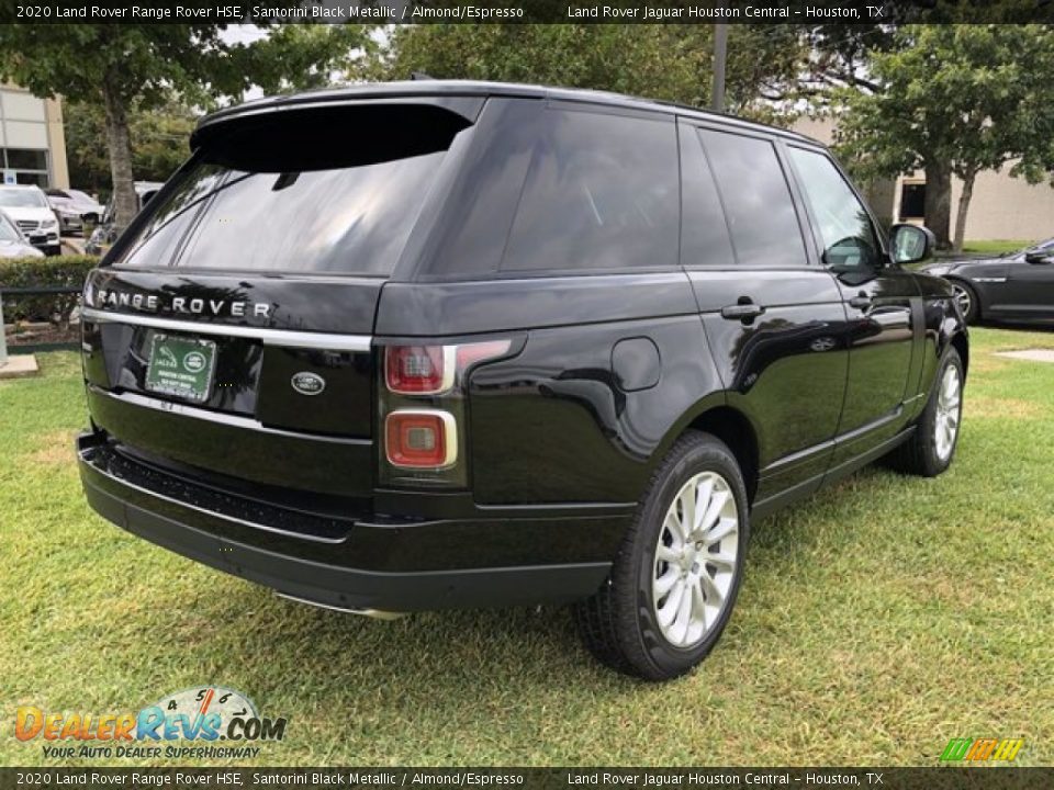 2020 Land Rover Range Rover HSE Santorini Black Metallic / Almond/Espresso Photo #3