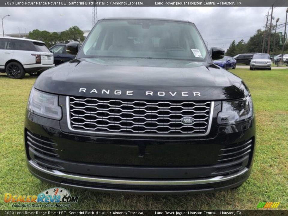 2020 Land Rover Range Rover HSE Santorini Black Metallic / Almond/Espresso Photo #8