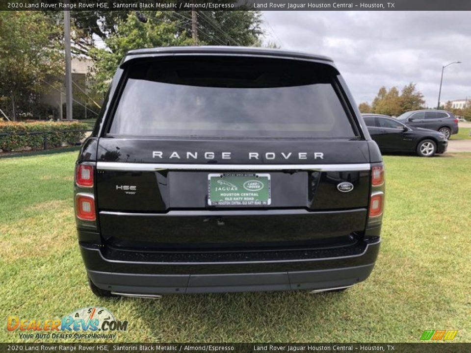 2020 Land Rover Range Rover HSE Santorini Black Metallic / Almond/Espresso Photo #9