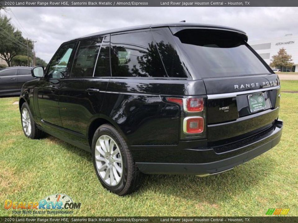 2020 Land Rover Range Rover HSE Santorini Black Metallic / Almond/Espresso Photo #12