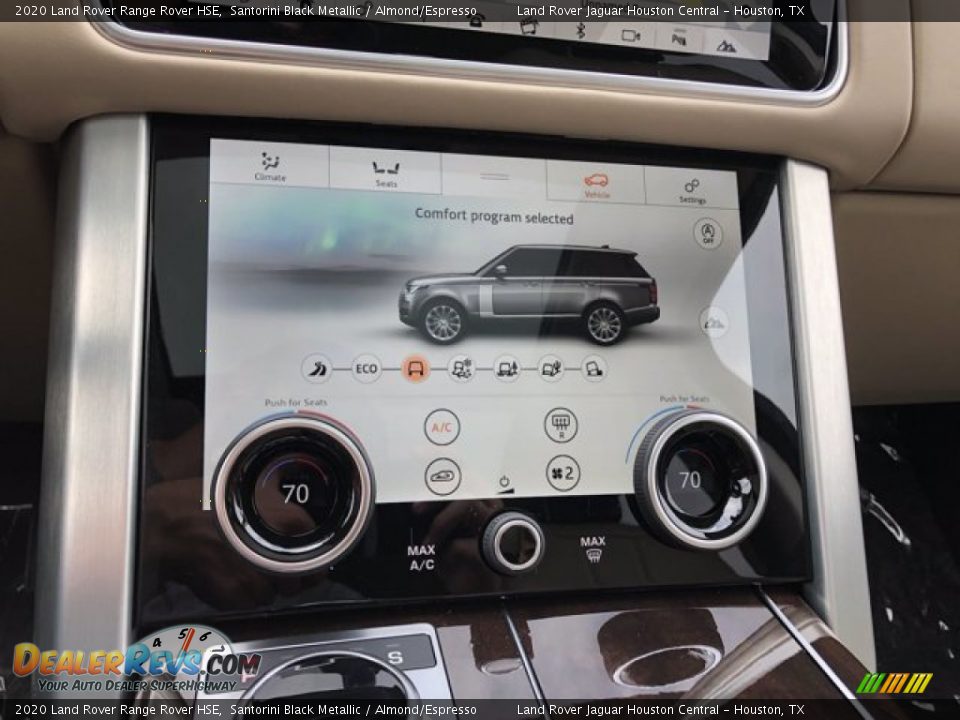 2020 Land Rover Range Rover HSE Santorini Black Metallic / Almond/Espresso Photo #28