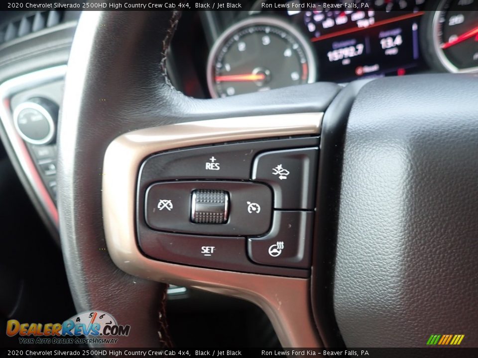 2020 Chevrolet Silverado 2500HD High Country Crew Cab 4x4 Black / Jet Black Photo #21