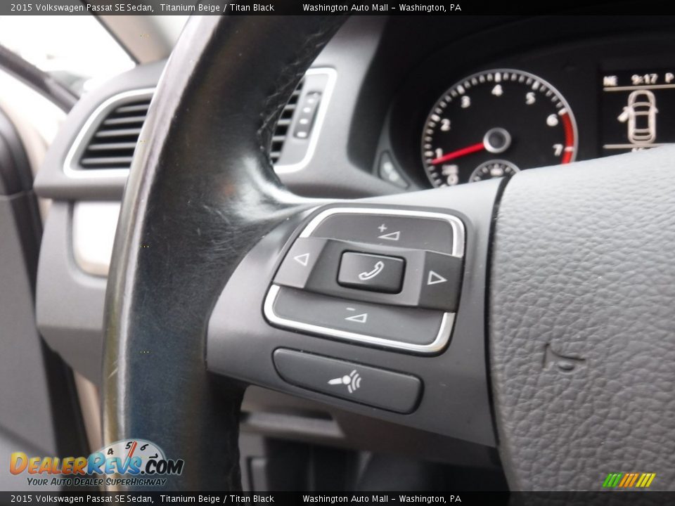2015 Volkswagen Passat SE Sedan Steering Wheel Photo #6