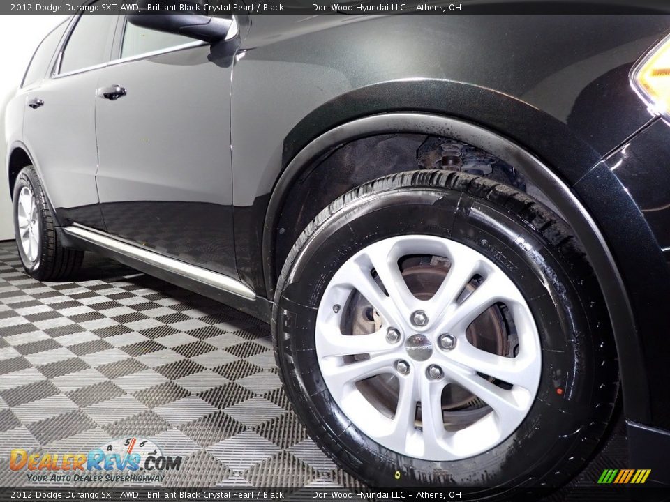 2012 Dodge Durango SXT AWD Brilliant Black Crystal Pearl / Black Photo #3
