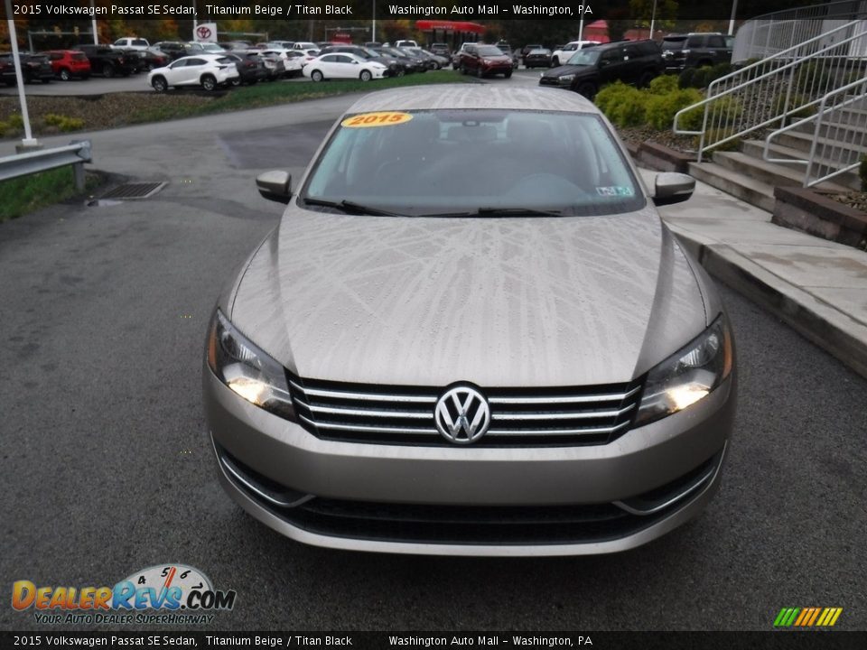 2015 Volkswagen Passat SE Sedan Titanium Beige / Titan Black Photo #9