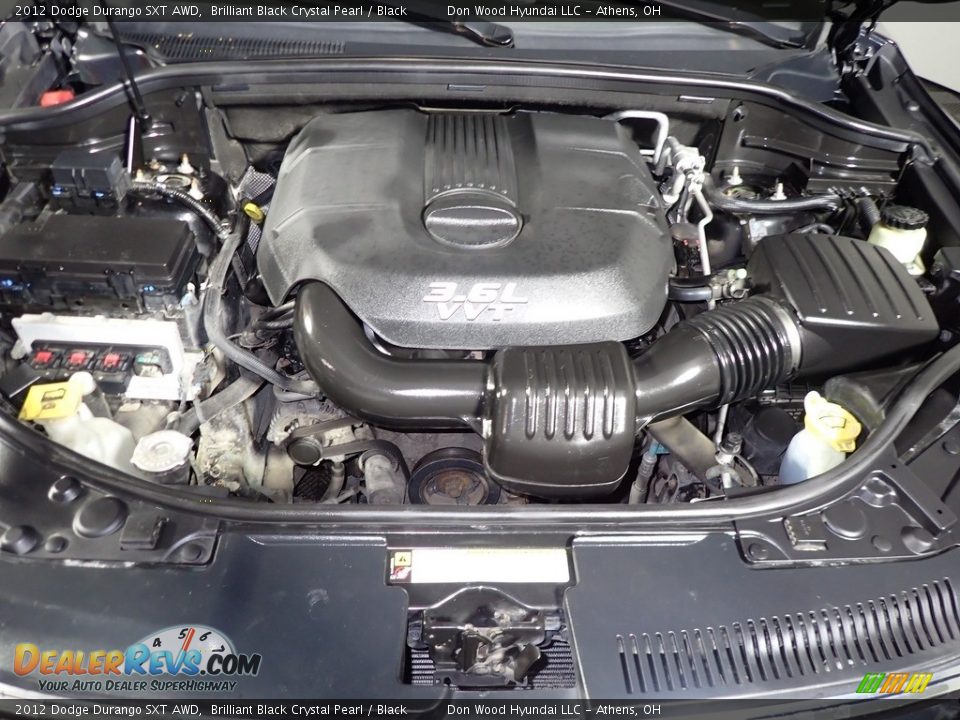 2012 Dodge Durango SXT AWD Brilliant Black Crystal Pearl / Black Photo #6