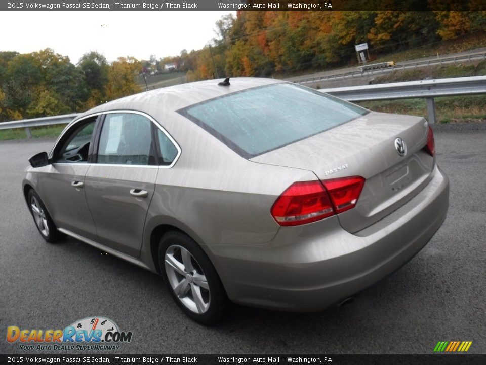 2015 Volkswagen Passat SE Sedan Titanium Beige / Titan Black Photo #12