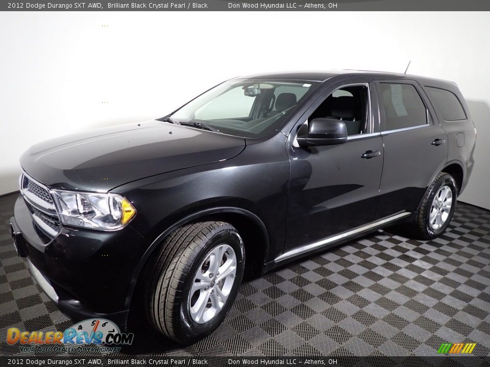 2012 Dodge Durango SXT AWD Brilliant Black Crystal Pearl / Black Photo #7