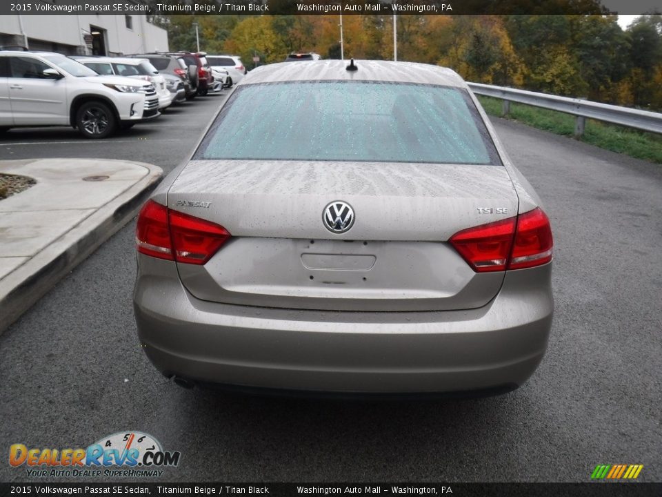 2015 Volkswagen Passat SE Sedan Titanium Beige / Titan Black Photo #13