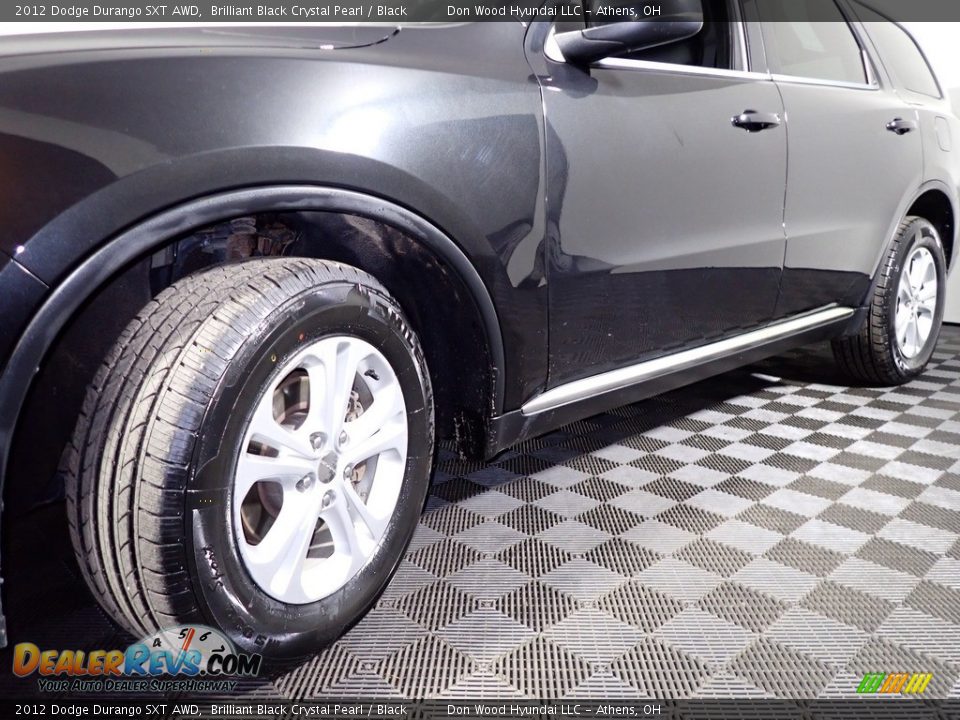 2012 Dodge Durango SXT AWD Brilliant Black Crystal Pearl / Black Photo #8