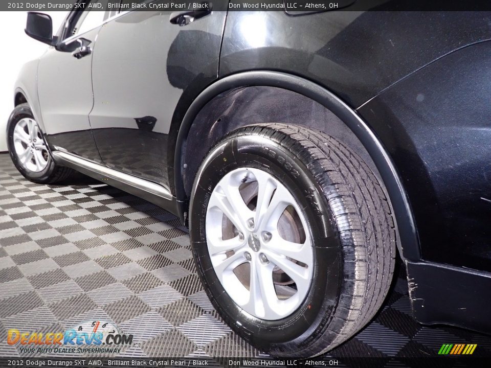 2012 Dodge Durango SXT AWD Brilliant Black Crystal Pearl / Black Photo #10