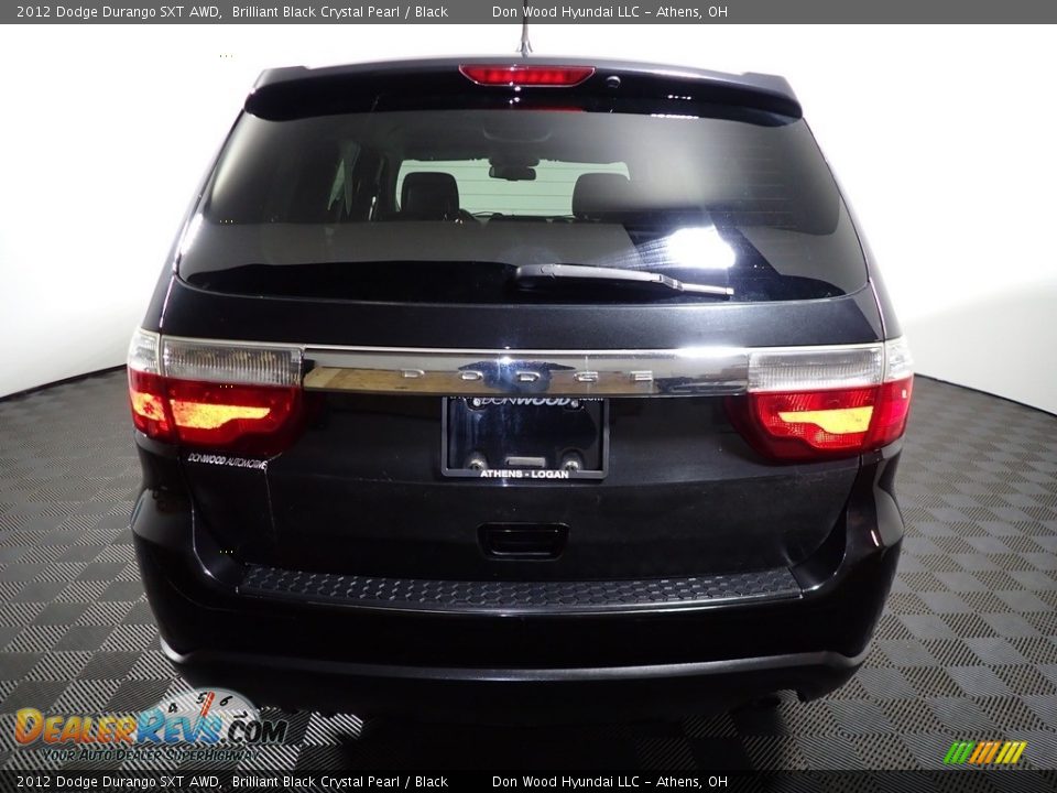 2012 Dodge Durango SXT AWD Brilliant Black Crystal Pearl / Black Photo #11