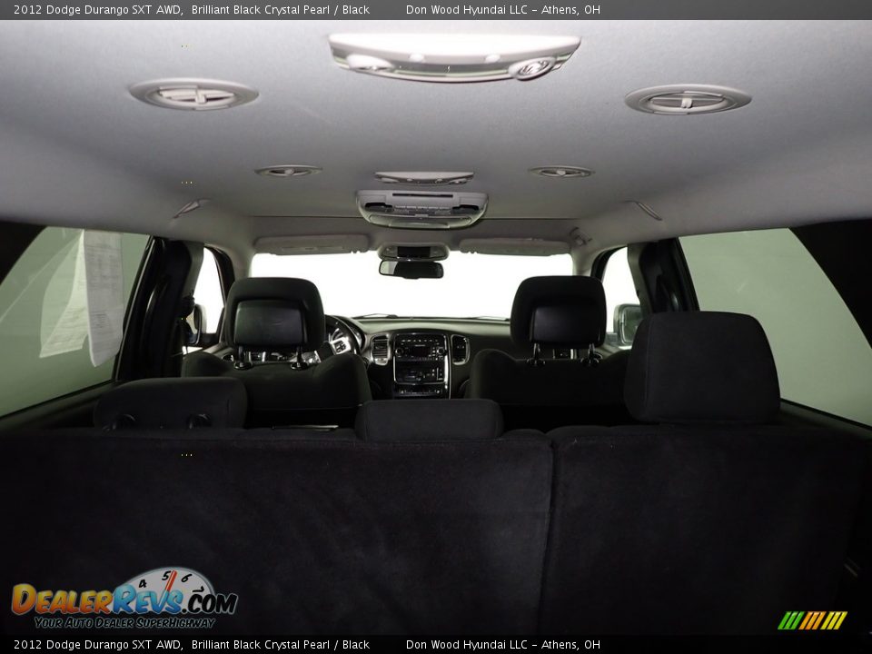 2012 Dodge Durango SXT AWD Brilliant Black Crystal Pearl / Black Photo #14