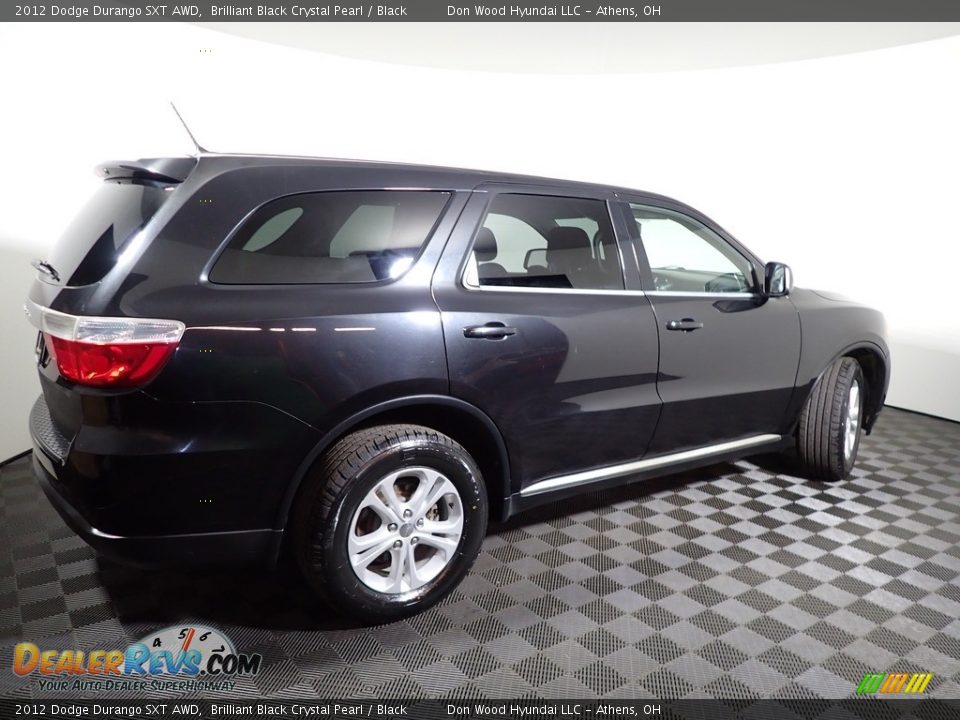 2012 Dodge Durango SXT AWD Brilliant Black Crystal Pearl / Black Photo #15