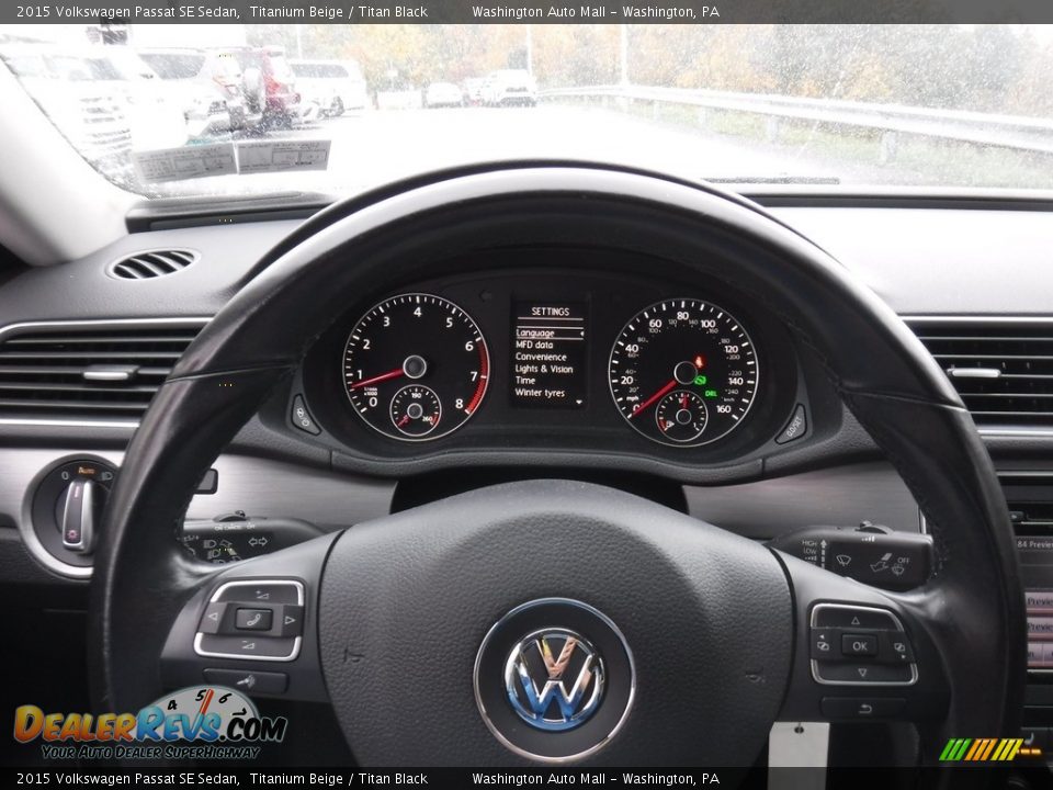 2015 Volkswagen Passat SE Sedan Gauges Photo #21
