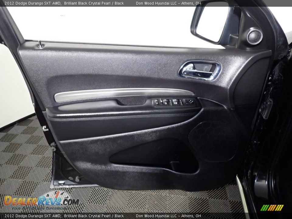 2012 Dodge Durango SXT AWD Brilliant Black Crystal Pearl / Black Photo #17
