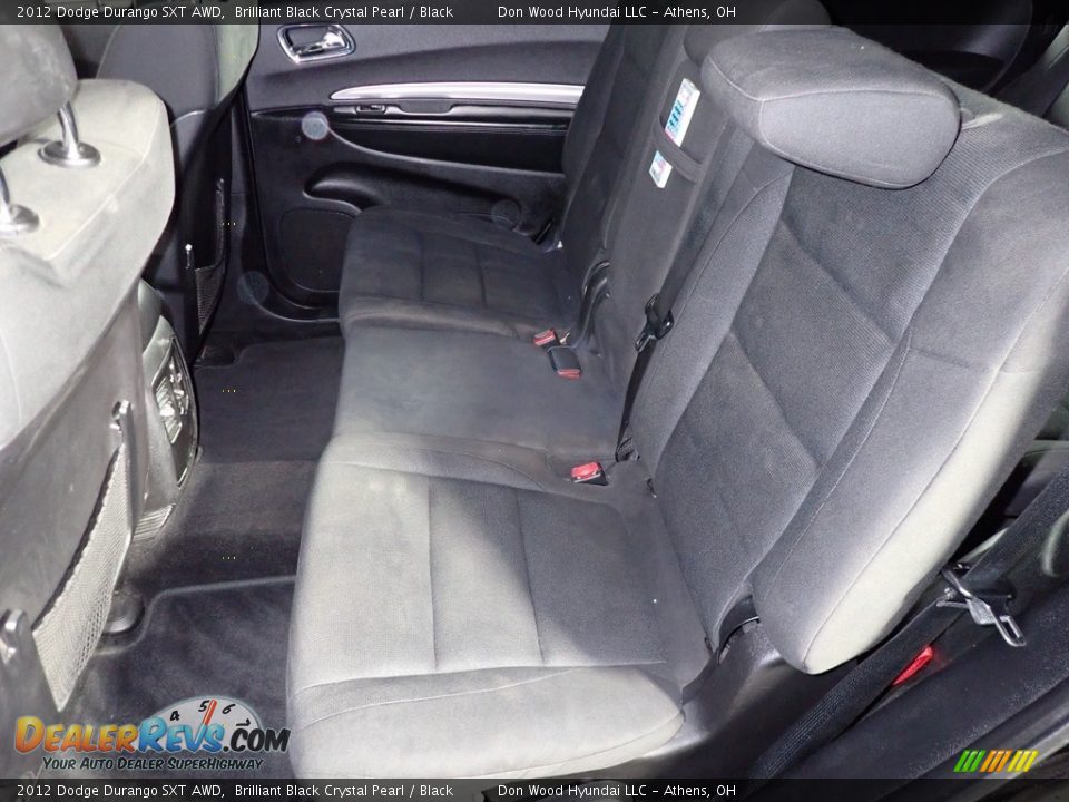 2012 Dodge Durango SXT AWD Brilliant Black Crystal Pearl / Black Photo #21