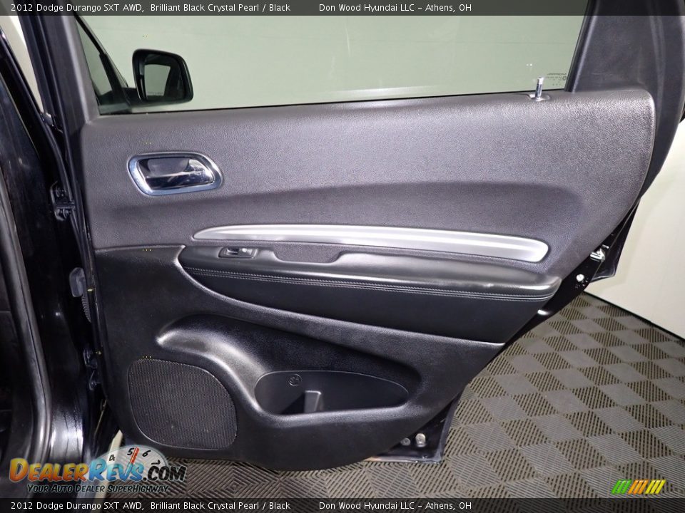 2012 Dodge Durango SXT AWD Brilliant Black Crystal Pearl / Black Photo #22