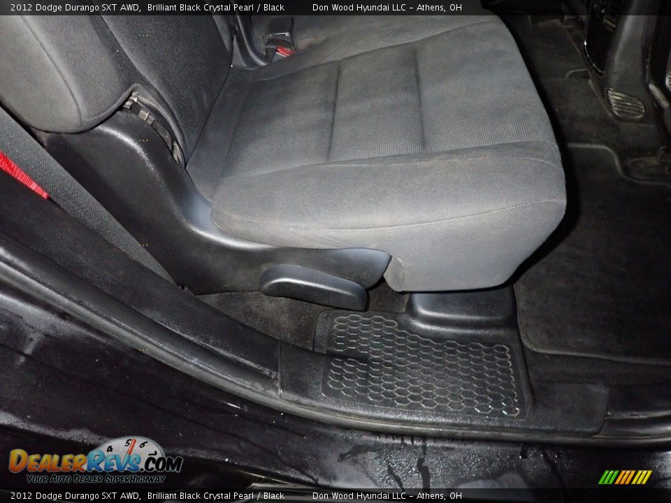 2012 Dodge Durango SXT AWD Brilliant Black Crystal Pearl / Black Photo #23