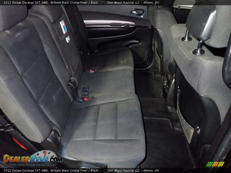 2012 Dodge Durango SXT AWD Brilliant Black Crystal Pearl / Black Photo #24