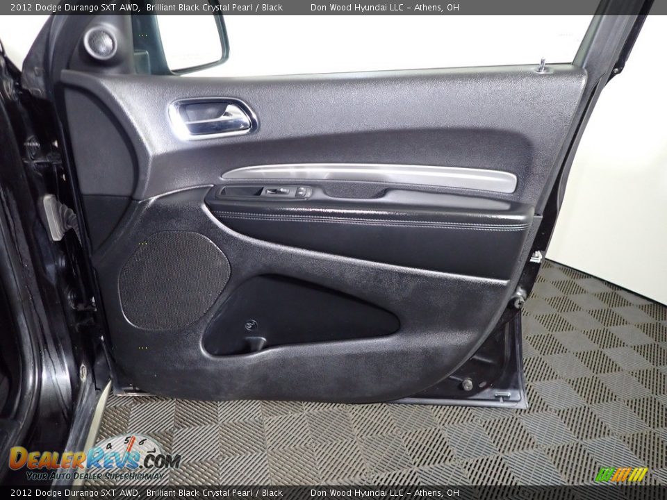 2012 Dodge Durango SXT AWD Brilliant Black Crystal Pearl / Black Photo #25