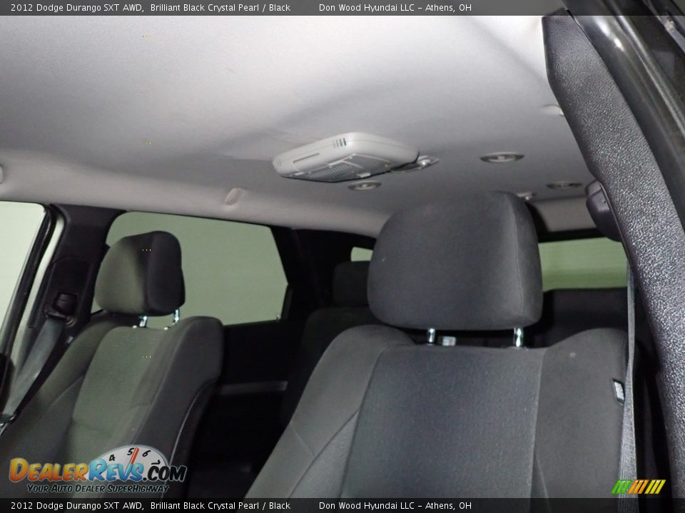 2012 Dodge Durango SXT AWD Brilliant Black Crystal Pearl / Black Photo #32