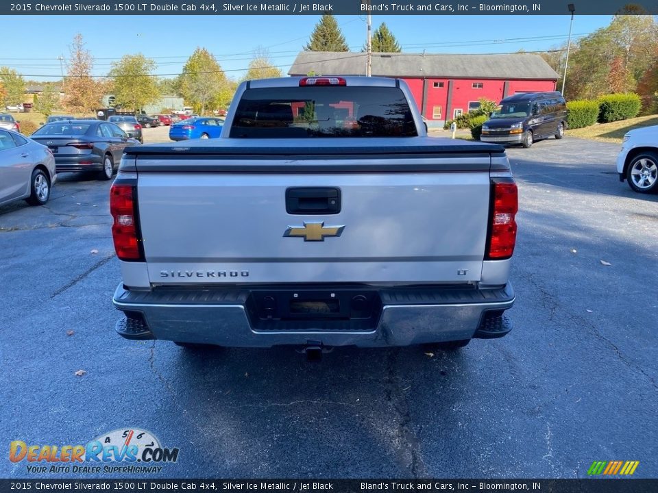 Silver Ice Metallic 2015 Chevrolet Silverado 1500 LT Double Cab 4x4 Photo #7