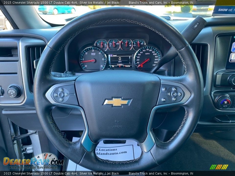 2015 Chevrolet Silverado 1500 LT Double Cab 4x4 Steering Wheel Photo #14
